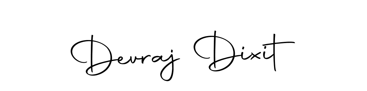 Design your own signature with our free online signature maker. With this signature software, you can create a handwritten (Autography-DOLnW) signature for name Devraj Dixit. Devraj Dixit signature style 10 images and pictures png