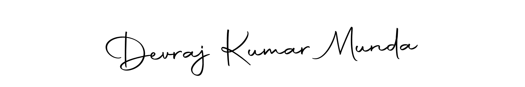 Use a signature maker to create a handwritten signature online. With this signature software, you can design (Autography-DOLnW) your own signature for name Devraj Kumar Munda. Devraj Kumar Munda signature style 10 images and pictures png