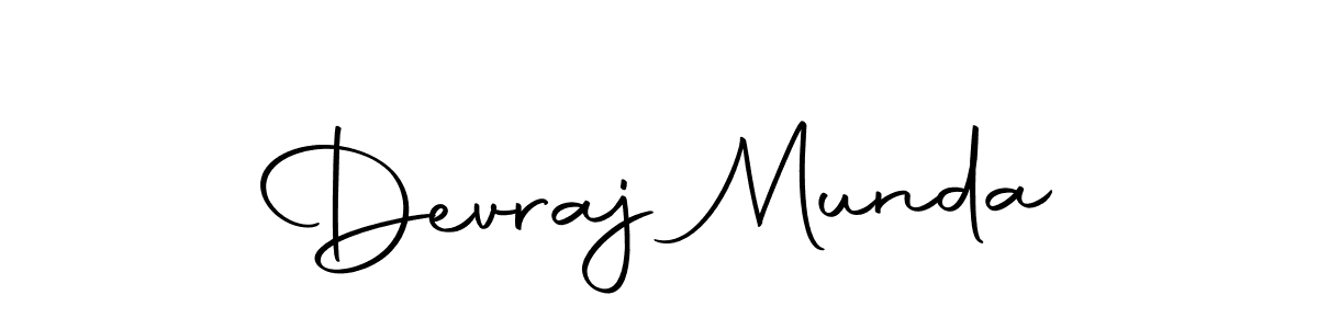 How to make Devraj Munda name signature. Use Autography-DOLnW style for creating short signs online. This is the latest handwritten sign. Devraj Munda signature style 10 images and pictures png