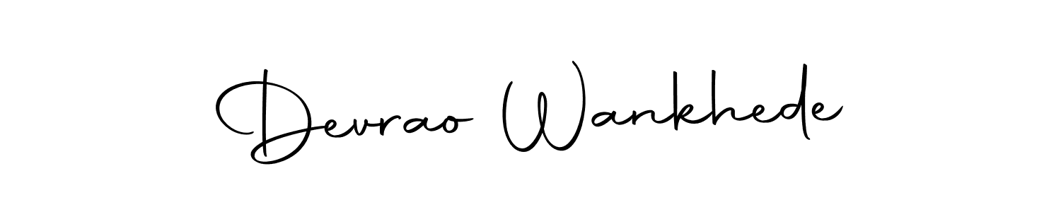 Use a signature maker to create a handwritten signature online. With this signature software, you can design (Autography-DOLnW) your own signature for name Devrao Wankhede. Devrao Wankhede signature style 10 images and pictures png
