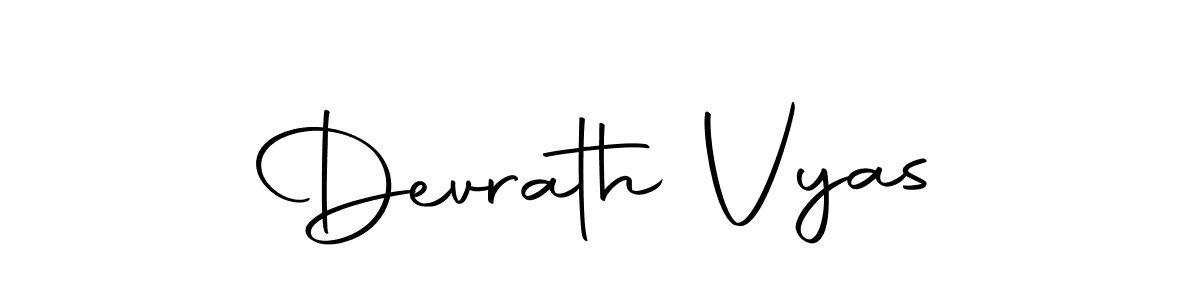 Make a beautiful signature design for name Devrath Vyas. With this signature (Autography-DOLnW) style, you can create a handwritten signature for free. Devrath Vyas signature style 10 images and pictures png