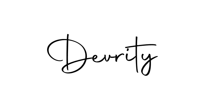 Make a beautiful signature design for name Devrity. With this signature (Autography-DOLnW) style, you can create a handwritten signature for free. Devrity signature style 10 images and pictures png