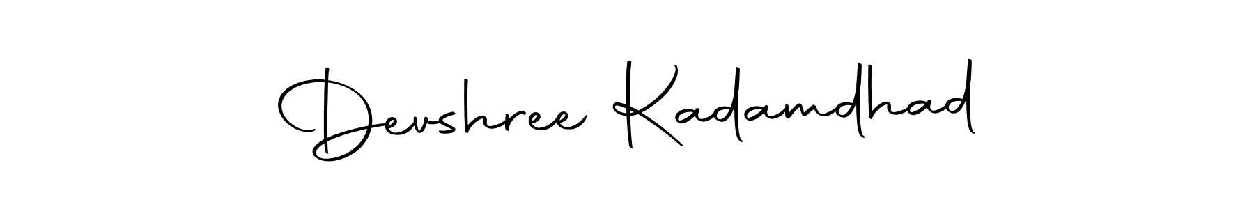 How to make Devshree Kadamdhad signature? Autography-DOLnW is a professional autograph style. Create handwritten signature for Devshree Kadamdhad name. Devshree Kadamdhad signature style 10 images and pictures png