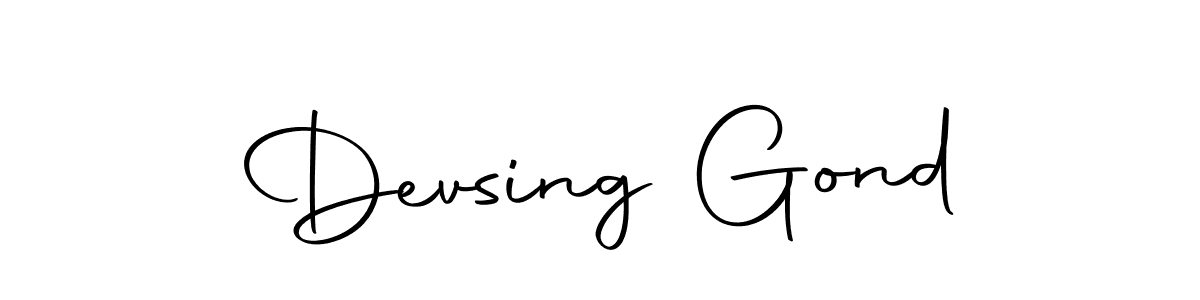 Create a beautiful signature design for name Devsing Gond. With this signature (Autography-DOLnW) fonts, you can make a handwritten signature for free. Devsing Gond signature style 10 images and pictures png