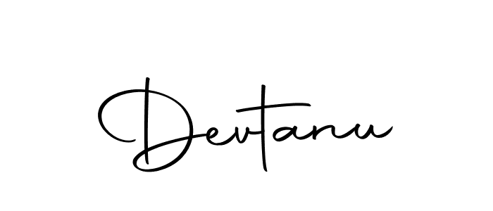 Design your own signature with our free online signature maker. With this signature software, you can create a handwritten (Autography-DOLnW) signature for name Devtanu. Devtanu signature style 10 images and pictures png