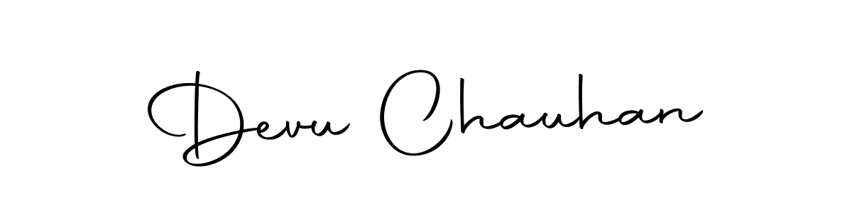 Similarly Autography-DOLnW is the best handwritten signature design. Signature creator online .You can use it as an online autograph creator for name Devu Chauhan. Devu Chauhan signature style 10 images and pictures png