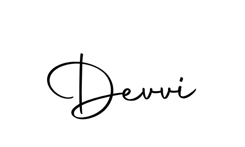 Design your own signature with our free online signature maker. With this signature software, you can create a handwritten (Autography-DOLnW) signature for name Devvi. Devvi signature style 10 images and pictures png