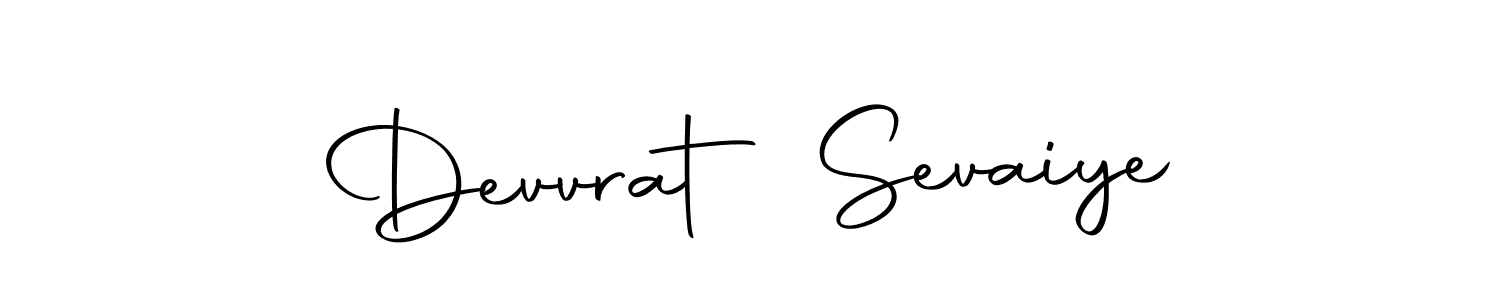 The best way (Autography-DOLnW) to make a short signature is to pick only two or three words in your name. The name Devvrat Sevaiye include a total of six letters. For converting this name. Devvrat Sevaiye signature style 10 images and pictures png