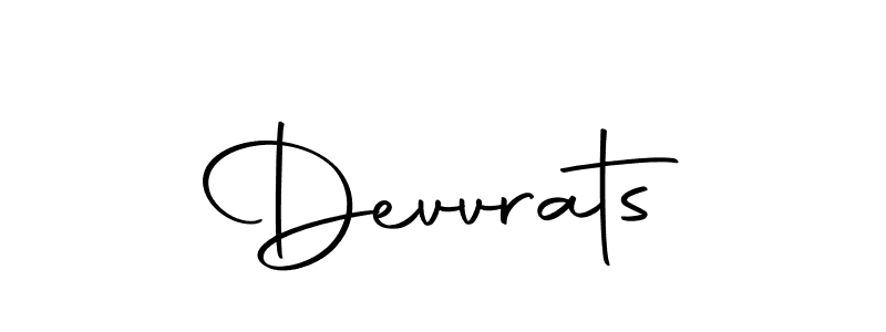 Use a signature maker to create a handwritten signature online. With this signature software, you can design (Autography-DOLnW) your own signature for name Devvrats. Devvrats signature style 10 images and pictures png