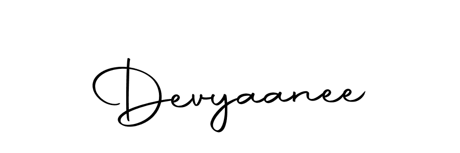 How to make Devyaanee name signature. Use Autography-DOLnW style for creating short signs online. This is the latest handwritten sign. Devyaanee signature style 10 images and pictures png