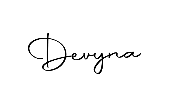 Use a signature maker to create a handwritten signature online. With this signature software, you can design (Autography-DOLnW) your own signature for name Devyna. Devyna signature style 10 images and pictures png