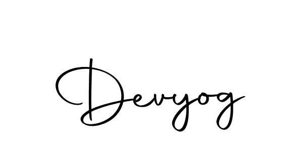 Create a beautiful signature design for name Devyog. With this signature (Autography-DOLnW) fonts, you can make a handwritten signature for free. Devyog signature style 10 images and pictures png