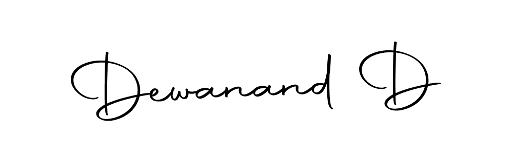 Make a beautiful signature design for name Dewanand D. Use this online signature maker to create a handwritten signature for free. Dewanand D signature style 10 images and pictures png