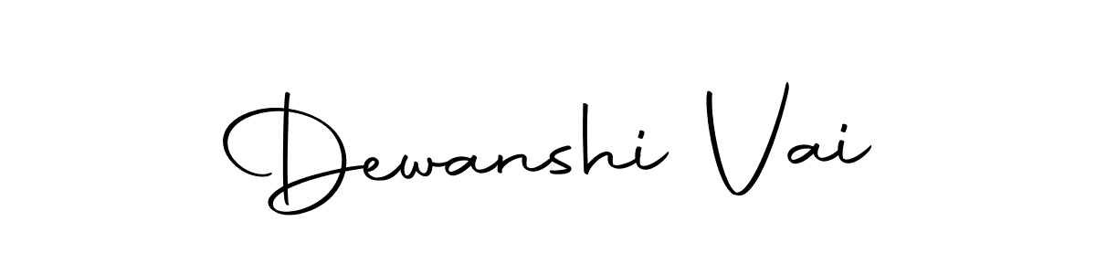 Similarly Autography-DOLnW is the best handwritten signature design. Signature creator online .You can use it as an online autograph creator for name Dewanshi Vai. Dewanshi Vai signature style 10 images and pictures png