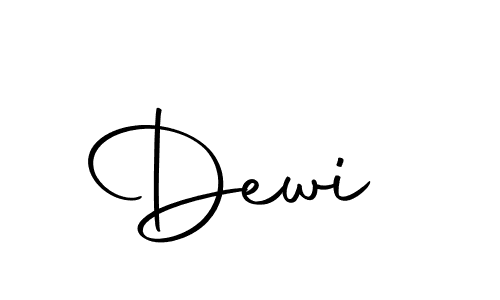 Make a beautiful signature design for name Dewi . With this signature (Autography-DOLnW) style, you can create a handwritten signature for free. Dewi  signature style 10 images and pictures png