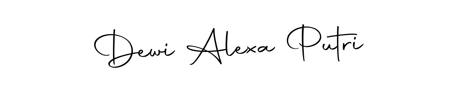 Make a beautiful signature design for name Dewi Alexa Putri. With this signature (Autography-DOLnW) style, you can create a handwritten signature for free. Dewi Alexa Putri signature style 10 images and pictures png