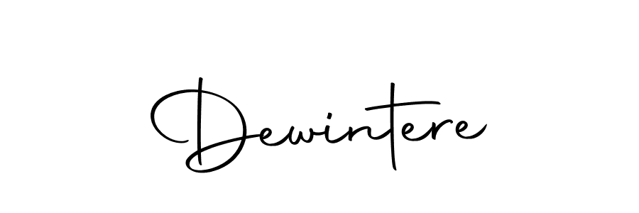 Create a beautiful signature design for name Dewintere. With this signature (Autography-DOLnW) fonts, you can make a handwritten signature for free. Dewintere signature style 10 images and pictures png