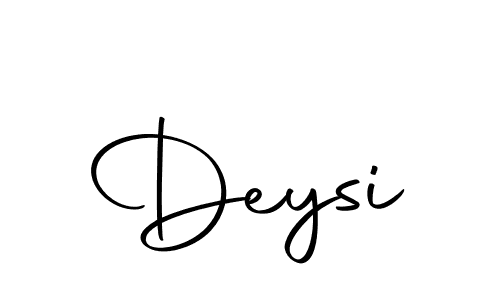 Make a beautiful signature design for name Deysi. With this signature (Autography-DOLnW) style, you can create a handwritten signature for free. Deysi signature style 10 images and pictures png