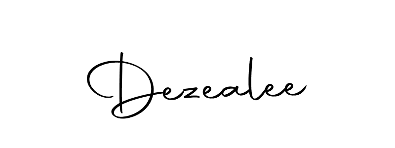 How to make Dezealee signature? Autography-DOLnW is a professional autograph style. Create handwritten signature for Dezealee name. Dezealee signature style 10 images and pictures png