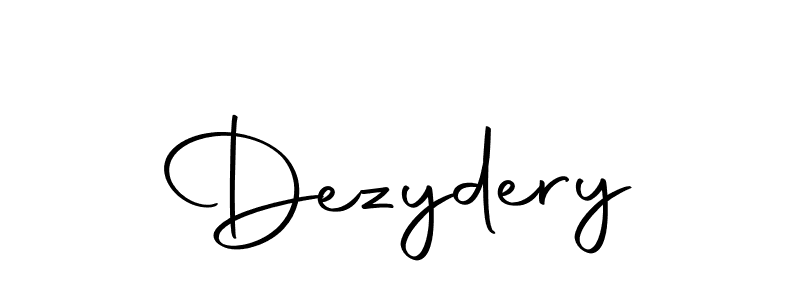 Make a beautiful signature design for name Dezydery. With this signature (Autography-DOLnW) style, you can create a handwritten signature for free. Dezydery signature style 10 images and pictures png