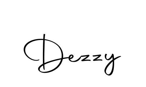 Make a beautiful signature design for name Dezzy. Use this online signature maker to create a handwritten signature for free. Dezzy signature style 10 images and pictures png