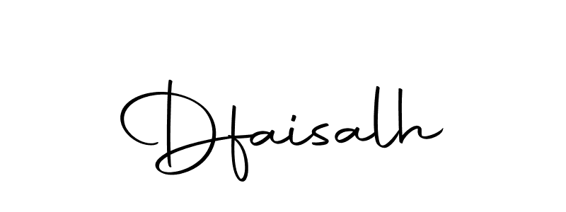 Make a beautiful signature design for name Dfaisalh. With this signature (Autography-DOLnW) style, you can create a handwritten signature for free. Dfaisalh signature style 10 images and pictures png