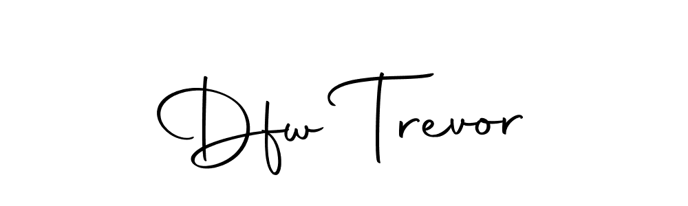 if you are searching for the best signature style for your name Dfw Trevor. so please give up your signature search. here we have designed multiple signature styles  using Autography-DOLnW. Dfw Trevor signature style 10 images and pictures png