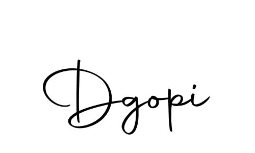 How to make Dgopi signature? Autography-DOLnW is a professional autograph style. Create handwritten signature for Dgopi name. Dgopi signature style 10 images and pictures png