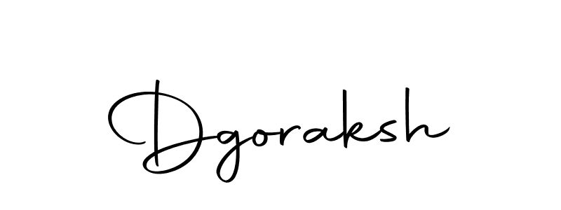 How to make Dgoraksh signature? Autography-DOLnW is a professional autograph style. Create handwritten signature for Dgoraksh name. Dgoraksh signature style 10 images and pictures png