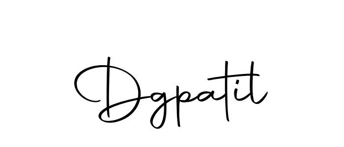 Create a beautiful signature design for name Dgpatil. With this signature (Autography-DOLnW) fonts, you can make a handwritten signature for free. Dgpatil signature style 10 images and pictures png