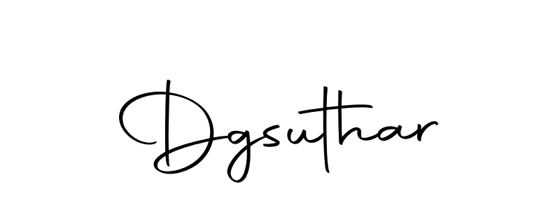 Design your own signature with our free online signature maker. With this signature software, you can create a handwritten (Autography-DOLnW) signature for name Dgsuthar. Dgsuthar signature style 10 images and pictures png