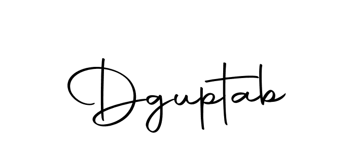 How to make Dguptab signature? Autography-DOLnW is a professional autograph style. Create handwritten signature for Dguptab name. Dguptab signature style 10 images and pictures png