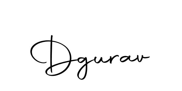 Design your own signature with our free online signature maker. With this signature software, you can create a handwritten (Autography-DOLnW) signature for name Dgurav. Dgurav signature style 10 images and pictures png