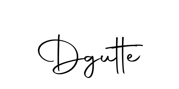 Make a beautiful signature design for name Dgutte. With this signature (Autography-DOLnW) style, you can create a handwritten signature for free. Dgutte signature style 10 images and pictures png