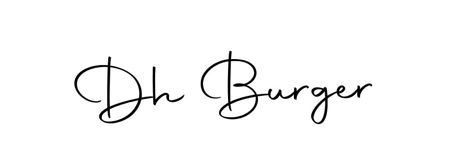 How to make Dh Burger name signature. Use Autography-DOLnW style for creating short signs online. This is the latest handwritten sign. Dh Burger signature style 10 images and pictures png