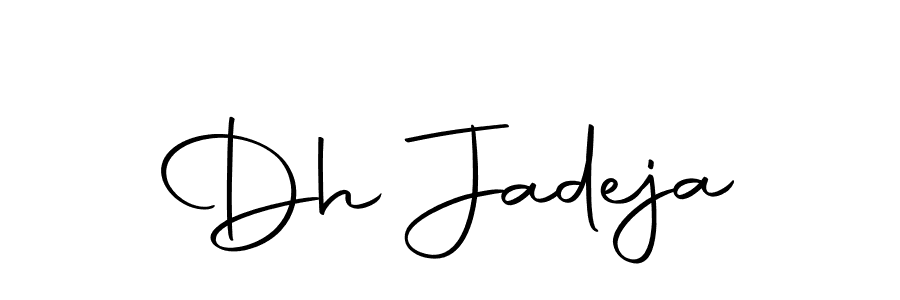 How to make Dh Jadeja signature? Autography-DOLnW is a professional autograph style. Create handwritten signature for Dh Jadeja name. Dh Jadeja signature style 10 images and pictures png