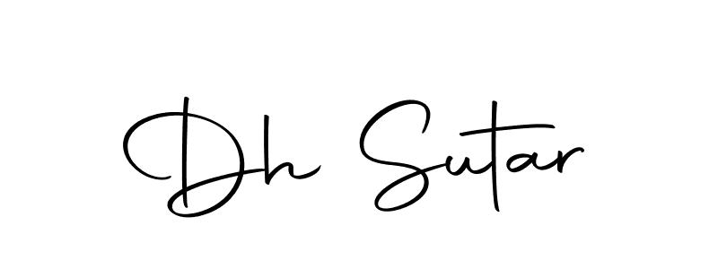 Also we have Dh Sutar name is the best signature style. Create professional handwritten signature collection using Autography-DOLnW autograph style. Dh Sutar signature style 10 images and pictures png