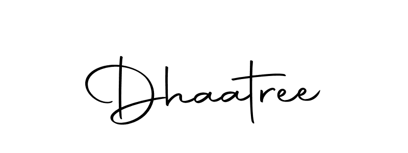 You should practise on your own different ways (Autography-DOLnW) to write your name (Dhaatree) in signature. don't let someone else do it for you. Dhaatree signature style 10 images and pictures png