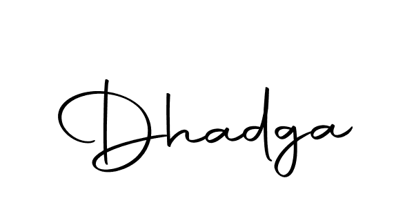 Create a beautiful signature design for name Dhadga. With this signature (Autography-DOLnW) fonts, you can make a handwritten signature for free. Dhadga signature style 10 images and pictures png