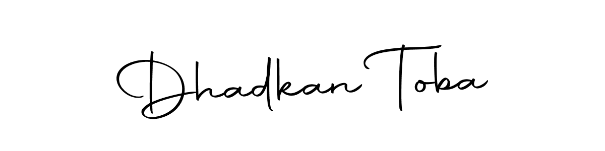 Make a beautiful signature design for name Dhadkan Toba. Use this online signature maker to create a handwritten signature for free. Dhadkan Toba signature style 10 images and pictures png
