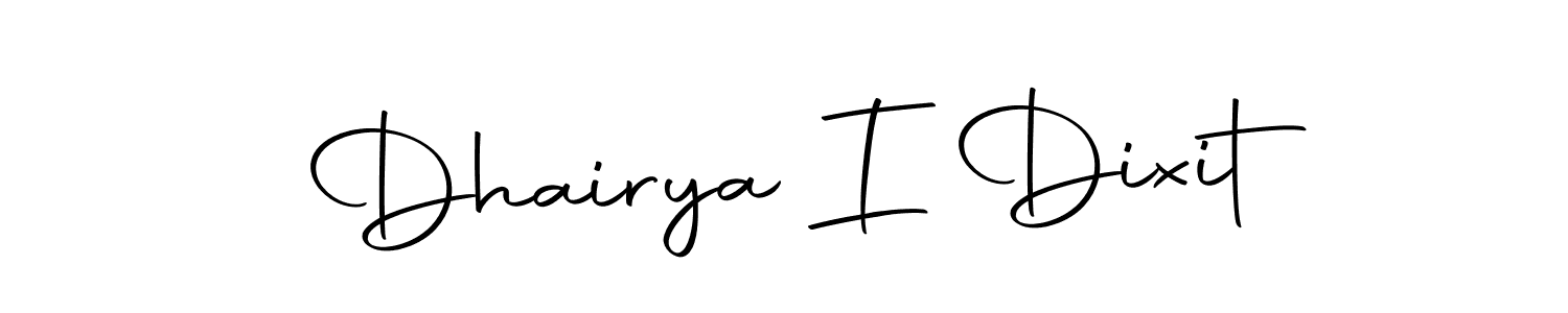 Design your own signature with our free online signature maker. With this signature software, you can create a handwritten (Autography-DOLnW) signature for name Dhairya I Dixit. Dhairya I Dixit signature style 10 images and pictures png