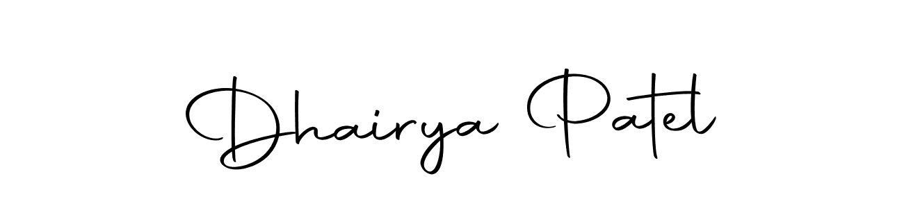 if you are searching for the best signature style for your name Dhairya Patel. so please give up your signature search. here we have designed multiple signature styles  using Autography-DOLnW. Dhairya Patel signature style 10 images and pictures png