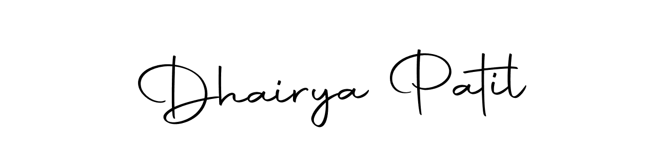 You can use this online signature creator to create a handwritten signature for the name Dhairya Patil. This is the best online autograph maker. Dhairya Patil signature style 10 images and pictures png