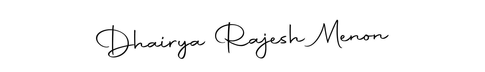 Also we have Dhairya Rajesh Menon name is the best signature style. Create professional handwritten signature collection using Autography-DOLnW autograph style. Dhairya Rajesh Menon signature style 10 images and pictures png