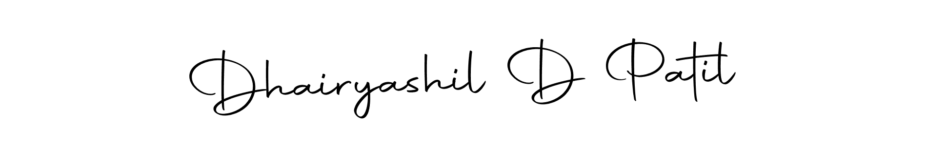 This is the best signature style for the Dhairyashil D Patil name. Also you like these signature font (Autography-DOLnW). Mix name signature. Dhairyashil D Patil signature style 10 images and pictures png
