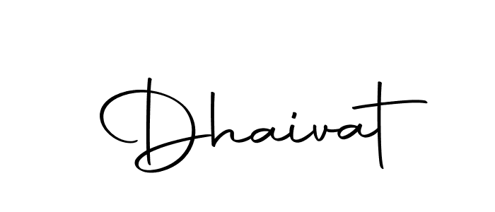 You can use this online signature creator to create a handwritten signature for the name Dhaivat. This is the best online autograph maker. Dhaivat signature style 10 images and pictures png