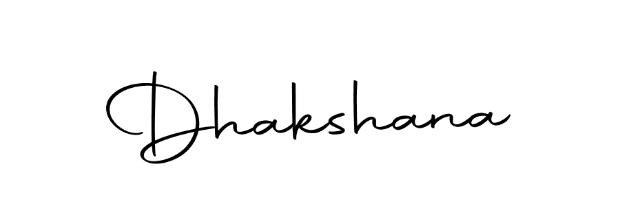 Design your own signature with our free online signature maker. With this signature software, you can create a handwritten (Autography-DOLnW) signature for name Dhakshana. Dhakshana signature style 10 images and pictures png