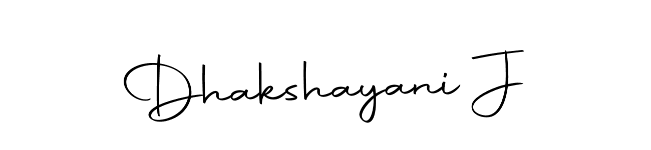 Make a beautiful signature design for name Dhakshayani J. With this signature (Autography-DOLnW) style, you can create a handwritten signature for free. Dhakshayani J signature style 10 images and pictures png