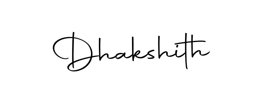 Use a signature maker to create a handwritten signature online. With this signature software, you can design (Autography-DOLnW) your own signature for name Dhakshith. Dhakshith signature style 10 images and pictures png