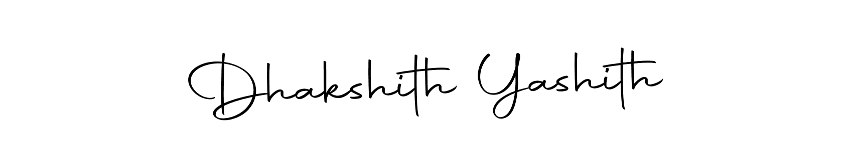 Create a beautiful signature design for name Dhakshith Yashith. With this signature (Autography-DOLnW) fonts, you can make a handwritten signature for free. Dhakshith Yashith signature style 10 images and pictures png